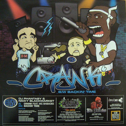 DJ Phantasy & Nicky Blackmarket Feat. Skibadee : Crank / Backin' Time (12")