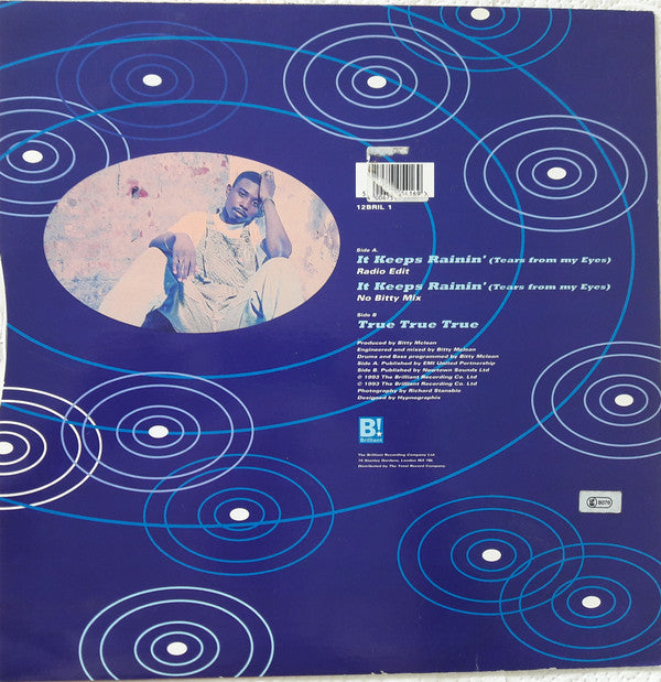 Bitty Mclean : It Keeps Rainin' (Tears From My Eyes) (12", Single)