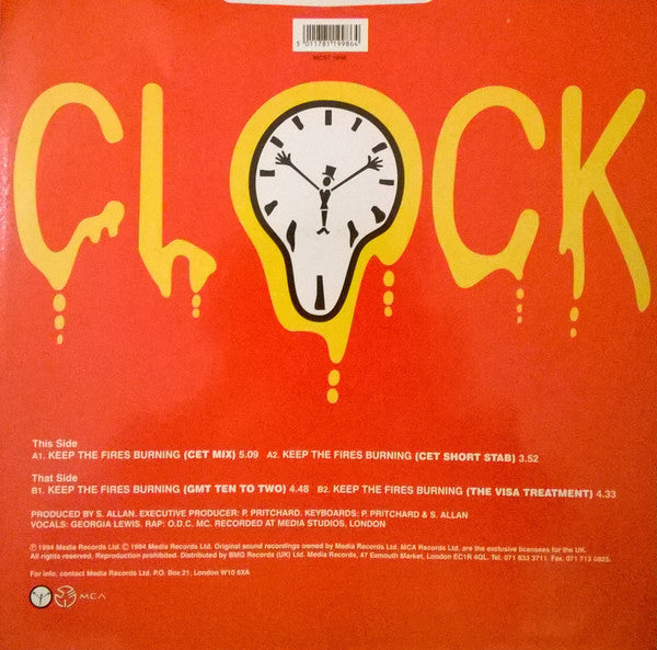 Clock : Keep The Fires Burning (12")