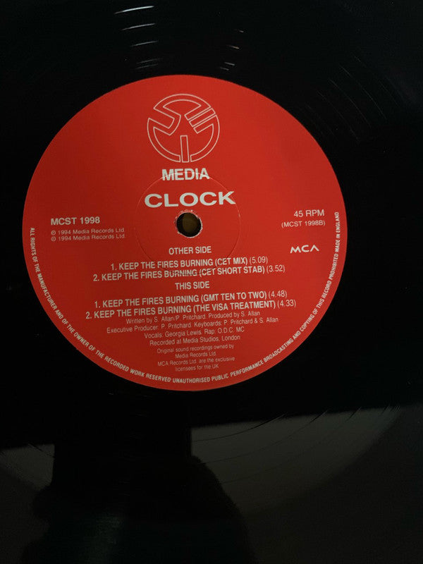 Clock : Keep The Fires Burning (12")