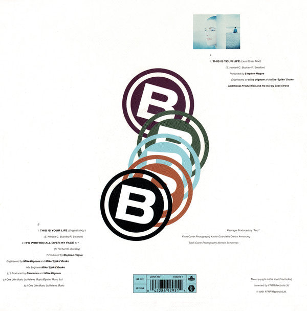 Banderas : This Is Your Life (12", Single)