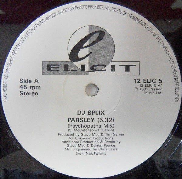 DJ Splix : Parsley (12")