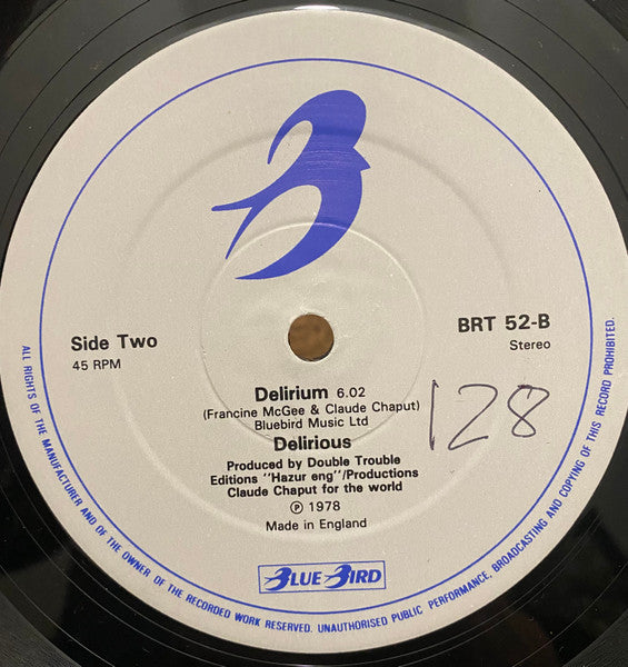 Delirious (2) : Delirium (12")