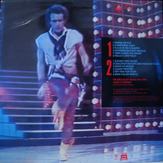 Adam Ant : Friend Or Foe (LP, Album)