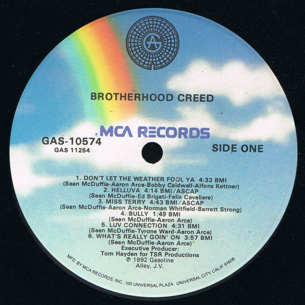 Brotherhood Creed : Brotherhood Creed (B.H.C.) (LP, Album)