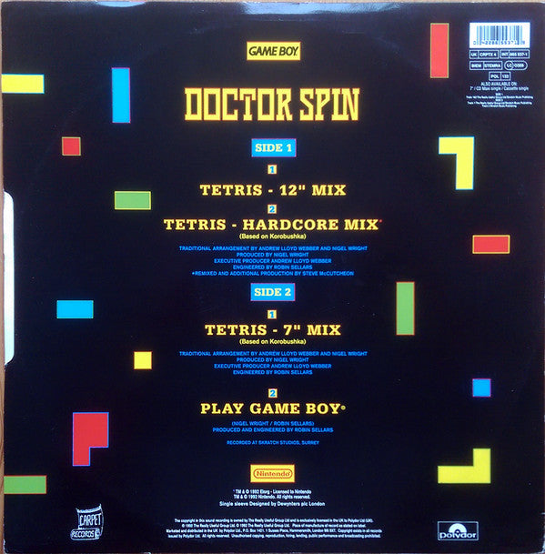 Doctor Spin : Tetris (12")