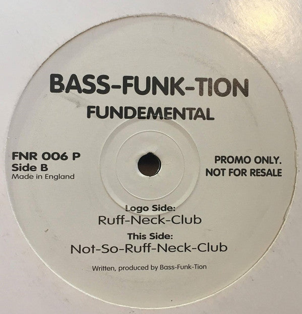 Bass-Funk-Tion : Fundemental (12", Promo)