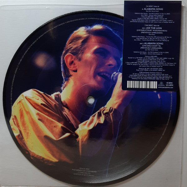 David Bowie : Alabama Song (7", Ltd, Pic)