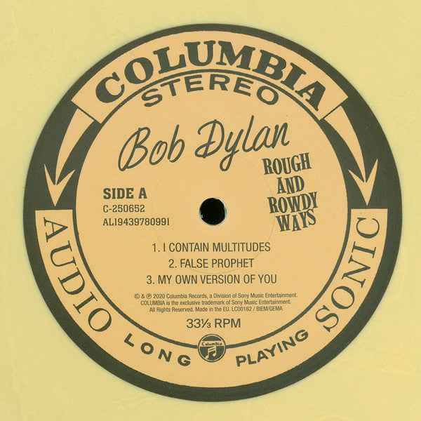 Bob Dylan : Rough And Rowdy Ways (2xLP, Album, Ltd, Yel)