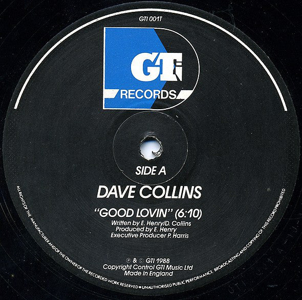 Dave Collins (3) : Good Lovin (12")