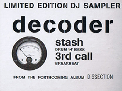 Decoder : Dissection (Sampler) (12", Ltd, Smplr)