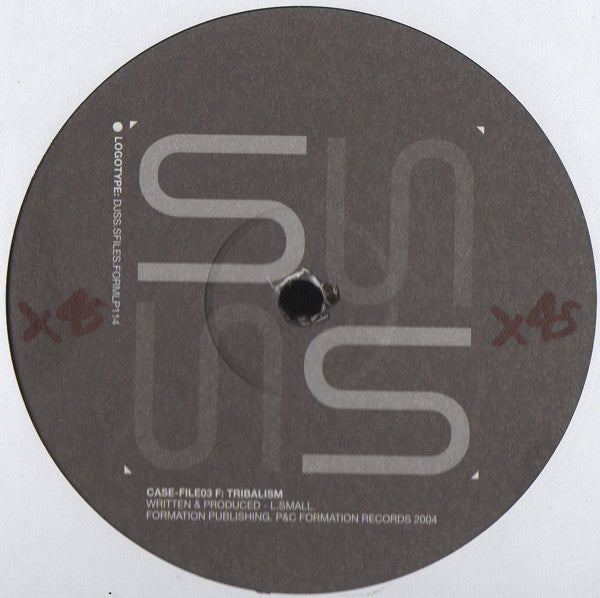 DJ SS : S Files (Case File 3) (12")