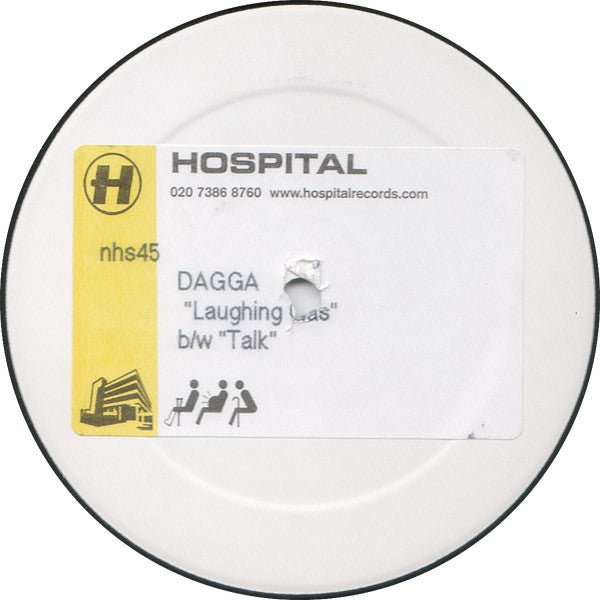 Dagga : Laughing Gas b/w Talk (12", EP, Promo, W/Lbl, Sti)
