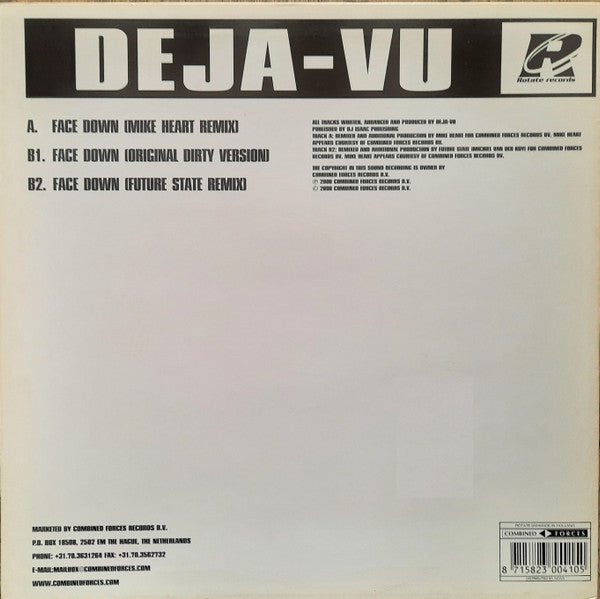 Deja-Vu : Face Down (12")