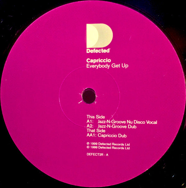 Capriccio : Everybody Get Up (Part 2) (12")