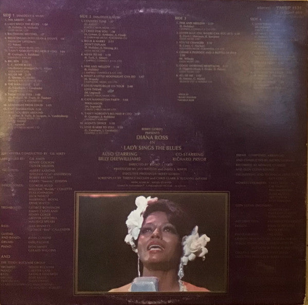 Diana Ross : Lady Sings The Blues (Original Motion Picture Soundtrack) (2xLP, Album)