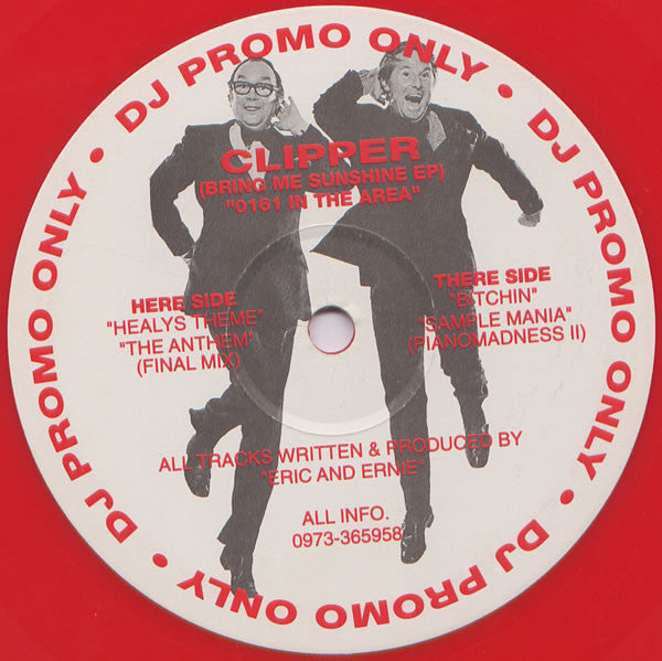 Clipper : Bring Me Sunshine EP (12", EP, Promo, Red)