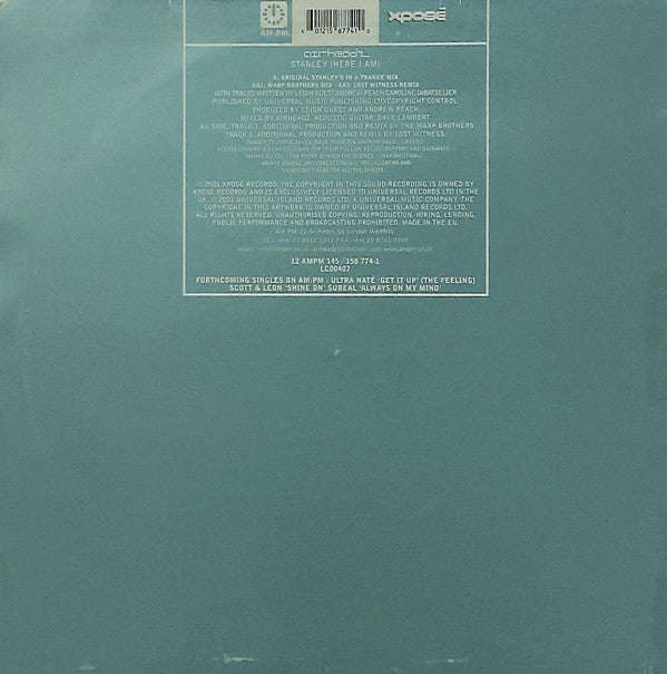 Airheadz : Stanley (Here I Am) (12")