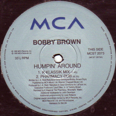 Bobby Brown : Humpin' Around (The K Klass Mixes) (12", Single)