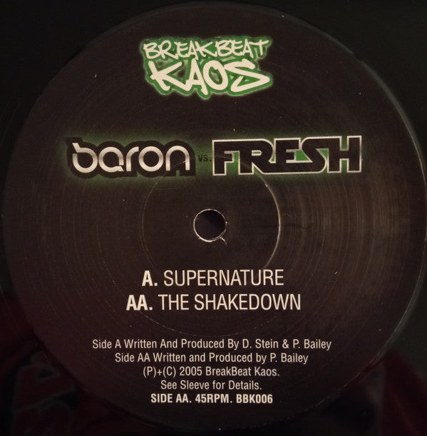 Baron vs. Fresh : Super Nature (12")