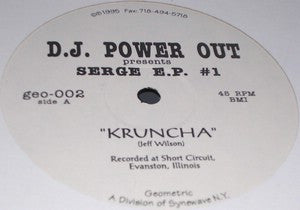 DJ Power Out : Serge E.P. #1 (12", EP)