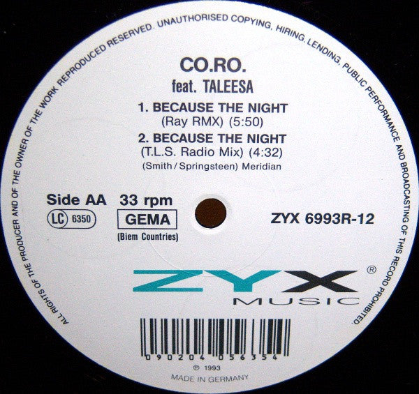 CO.RO. : There's Something Going On (Remixes) (12", Single)