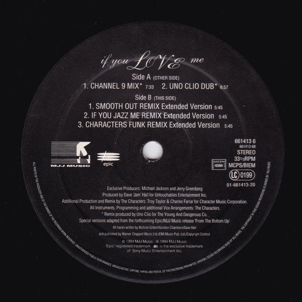 Brownstone : If You Love Me (12")