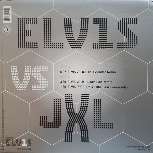 Elvis Presley Vs Junkie XL : A Little Less Conversation (12", Maxi)