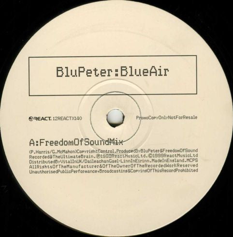 Blu Peter : Blue Air (12")