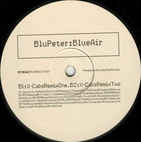Blu Peter : Blue Air (12")