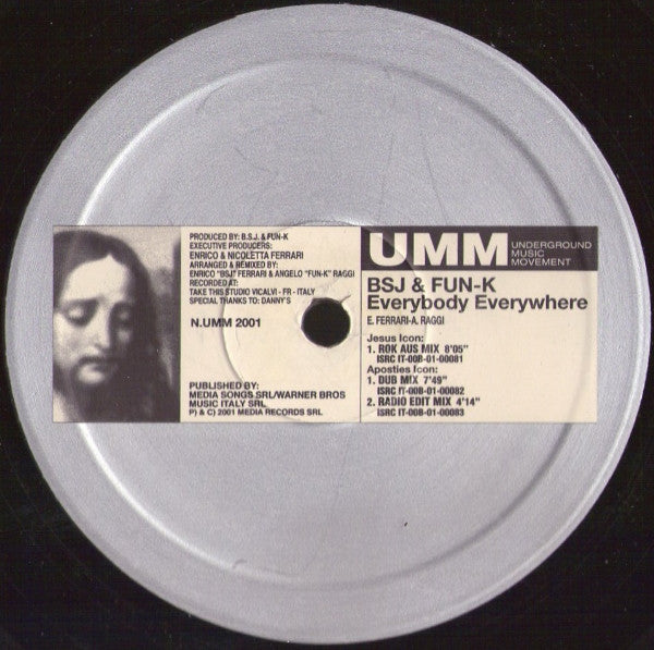 BSJ & Angelo "Fun-K" Raggi : Everybody Everywhere (12")