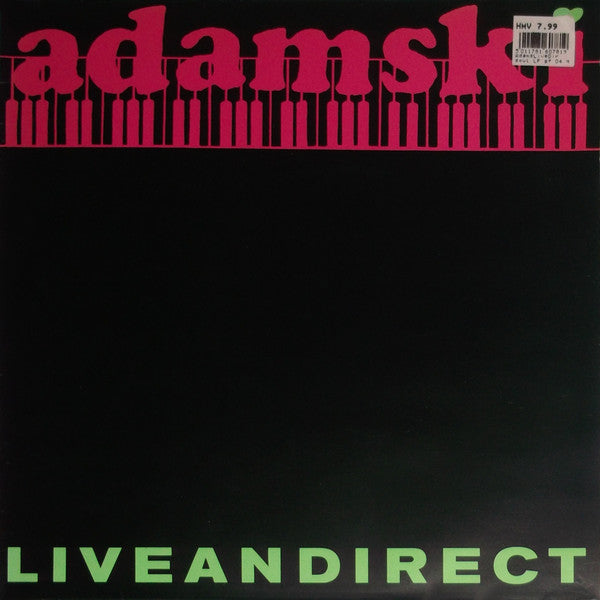 Adamski : Liveandirect (LP, Album)