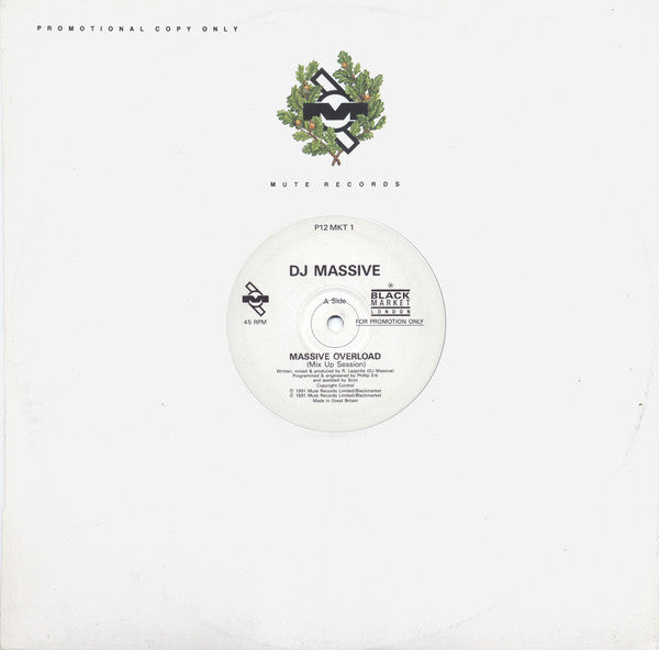 DJ Massive : Massive Overload (12", Promo)