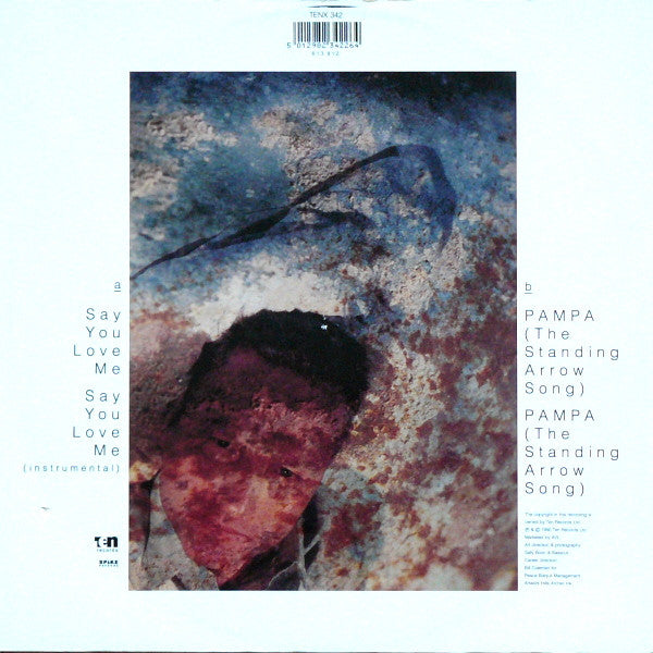 Basscut : Say You Love Me (12", Single)