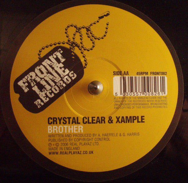 Crystal Clear (2) & Codebreaker (4) / Crystal Clear (2) & Xample : All I Know / Brother (12")