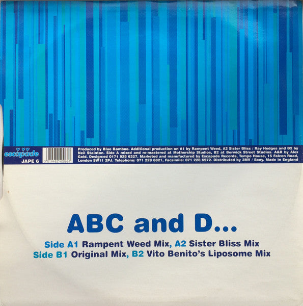 Blue Bamboo : ABC And D (12", Bar)