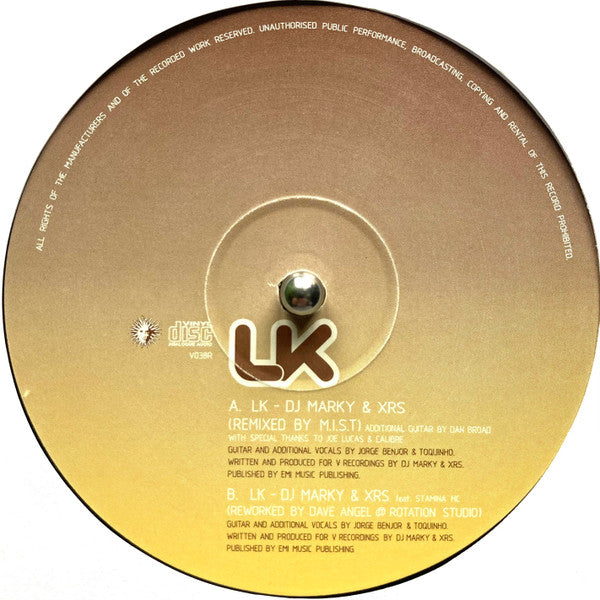 DJ Marky & XRS : LK (The Remixes) (12")