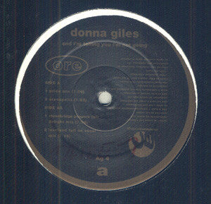 Donna Giles : And I'm Telling You I'm Not Going (12", Single)