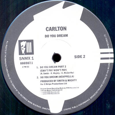 Carlton : Do You Dream (12")