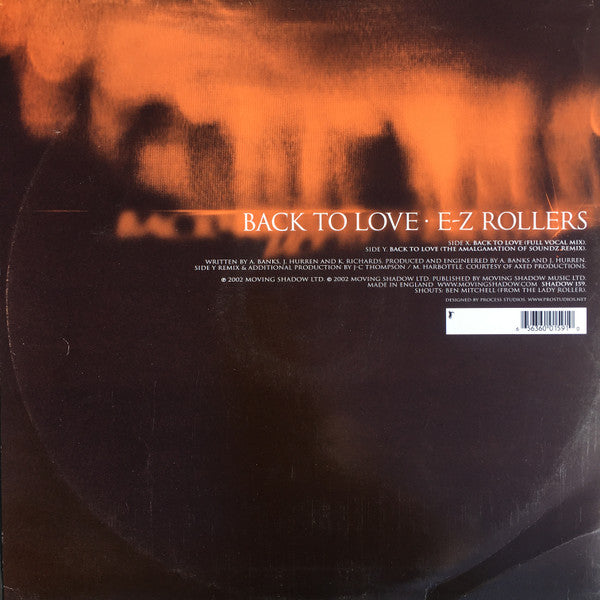 E-Z Rollers : Back To Love (12")