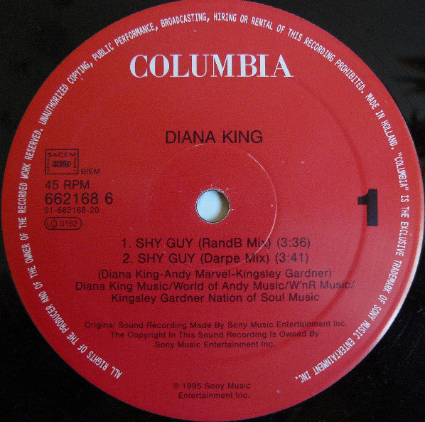 Diana King : Shy Guy (12")