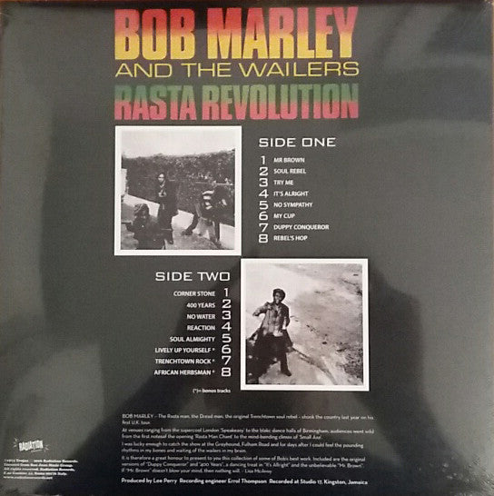 Bob Marley & The Wailers : Rasta Revolution (LP, Comp, RE)