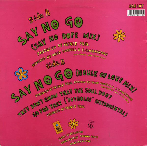 De La Soul : Say No Go (12", Single)