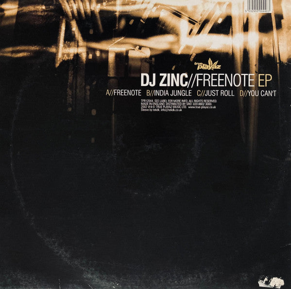 DJ Zinc : Freenote EP (2x12", EP)