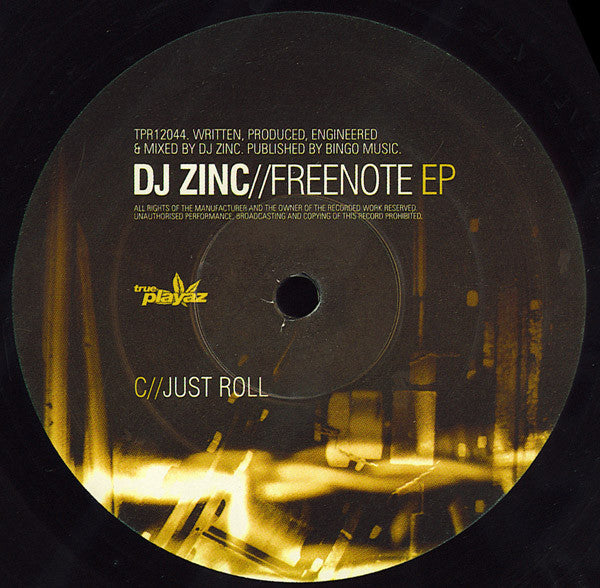 DJ Zinc : Freenote EP (2x12", EP)