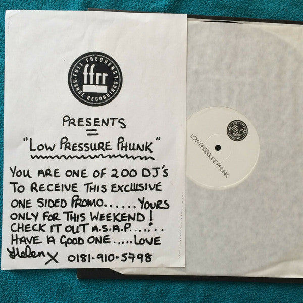 East 17 : Low Pressure Phunk (Hey Child) (12", S/Sided, Promo)