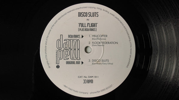 Disco Sluts : Full Flyte (12")