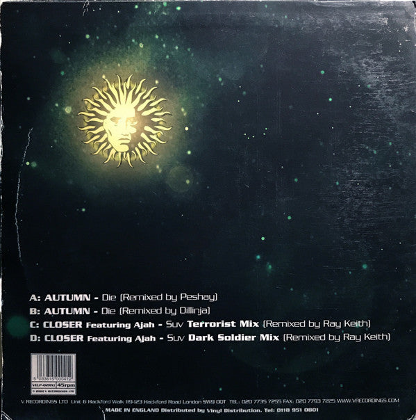 DJ Die / Suv : Planet V (The Remixes - Part One) (2x12")