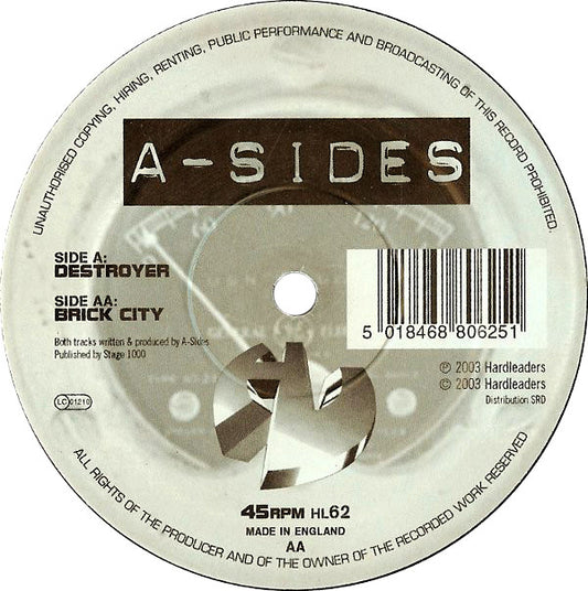 A-Sides : Destroyer / Brick City (12")