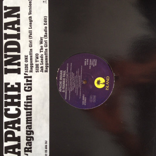 Apache Indian & Frankie Paul : Raggamuffin Girl (12", Promo)